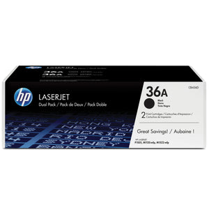 HP CB436D (36A) Black Original Toner Cartridge - Cartouches Certifiées