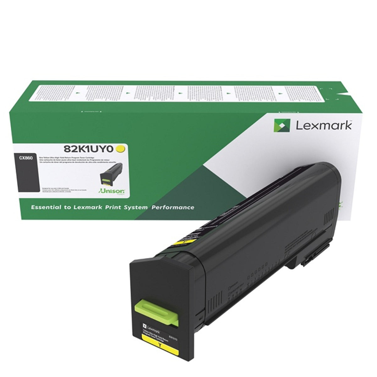 LEXMARK 82K1UY0 Yellow Original Toner Cartridge - Cartouches Certifiées