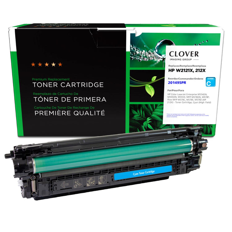 Refurbished HP (212X) Cyan Toner Cartridge - Cartouches Certifiées