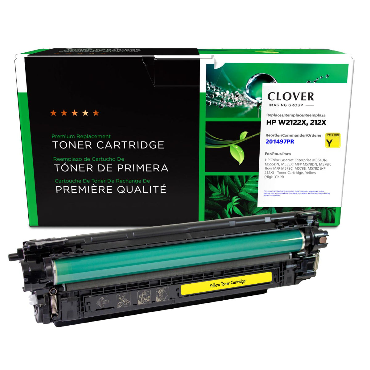 Refurbished HP (212X) Yellow Toner Cartridge - Cartouches Certifiées