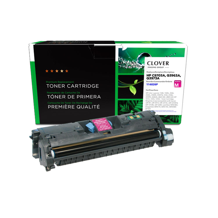 Refurbished HP (121A) Magenta Toner Cartridge - Cartouches Certifiées