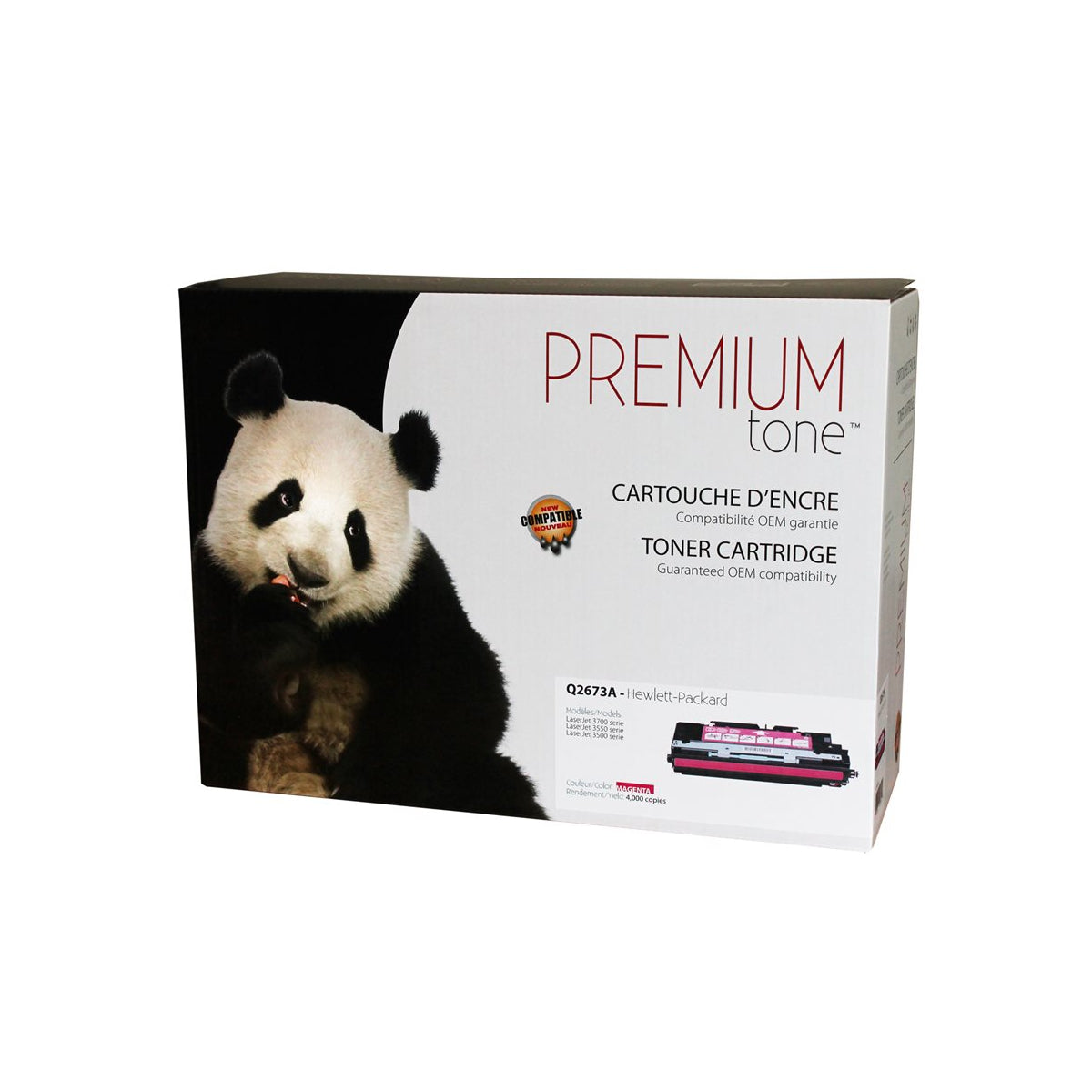 Refurbished HP (309A) Magenta Toner Cartridge - Cartouches Certifiées