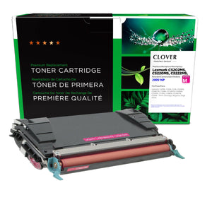 Refurbished LEXMARK C5220MS Magenta Toner Cartridge - Cartouches Certifiées