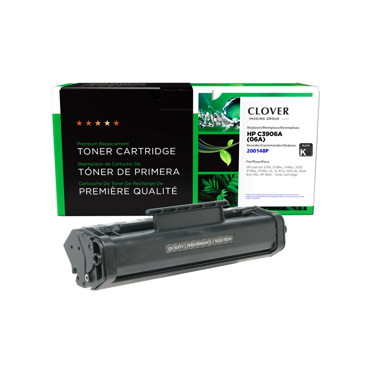 Refurbished HP (06A) Black Toner Cartridge - Cartouches Certifiées