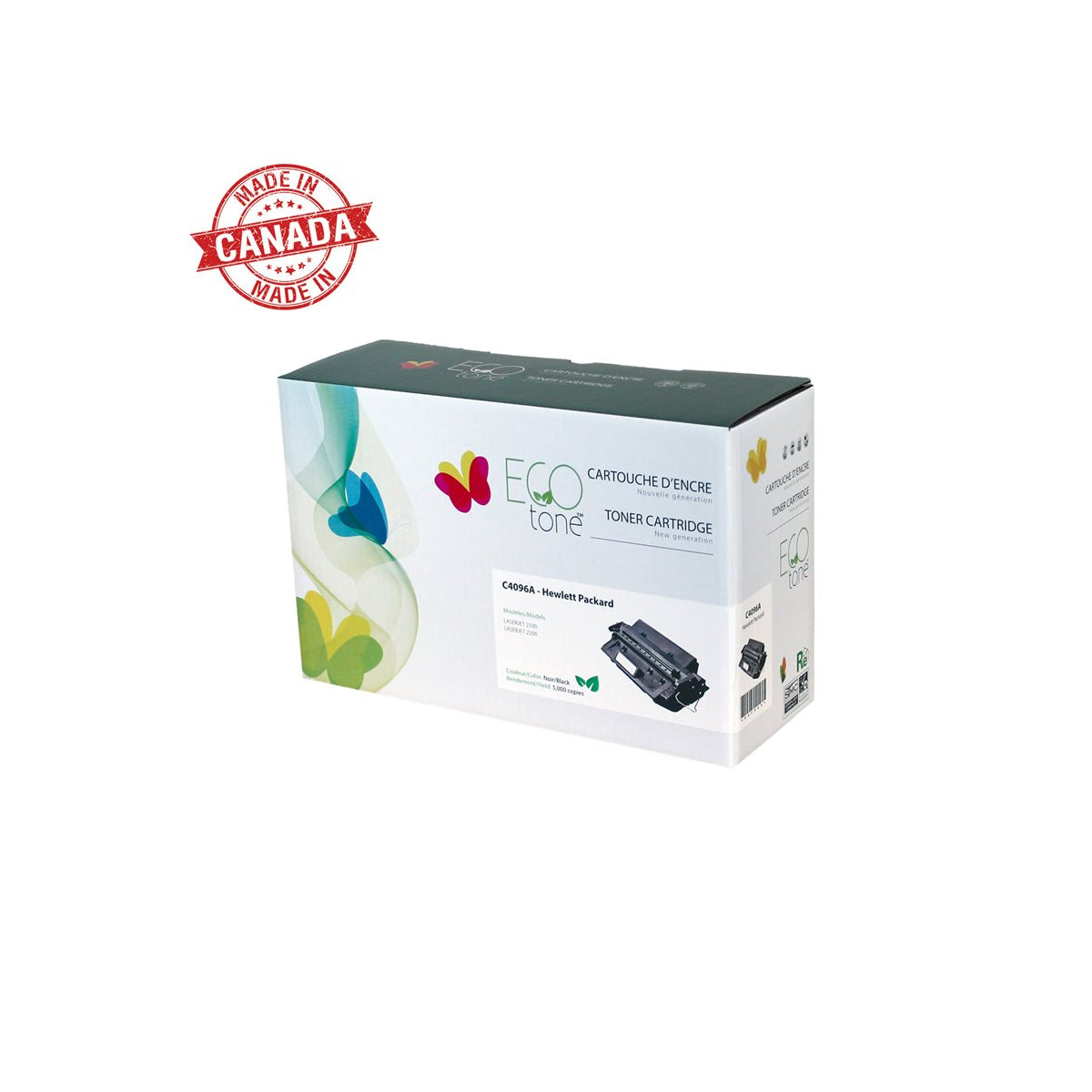 Refurbished HP (96A) Black Toner Cartridge - Cartouches Certifiées
