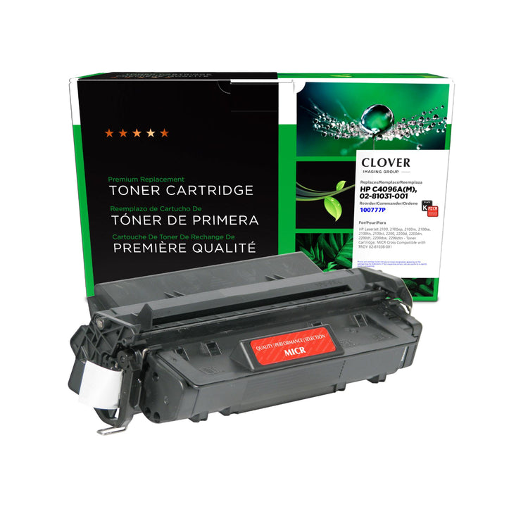 Refurbished HP (96A) Black MICR Toner Cartridge - Cartouches Certifiées