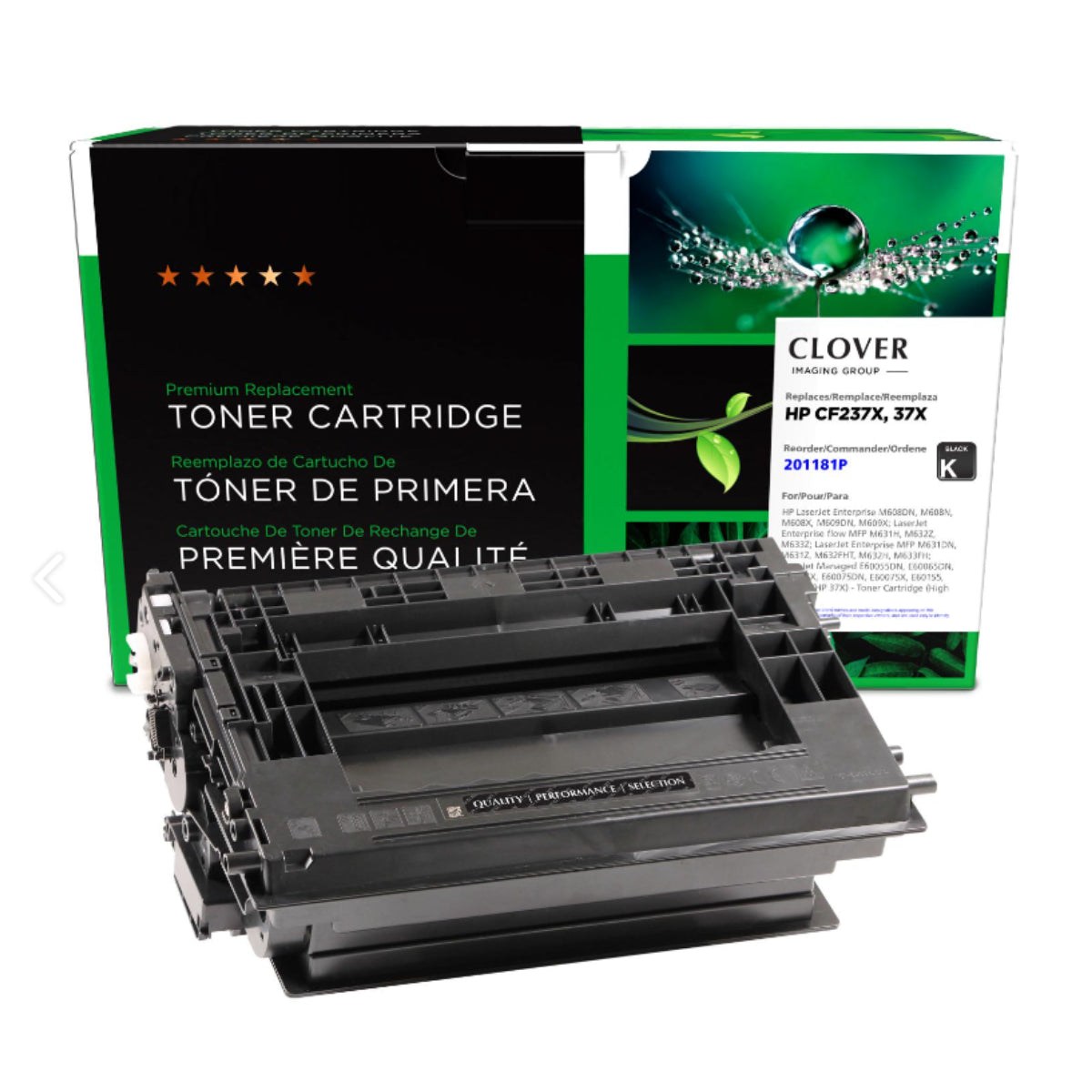 Refurbished HP (37X) Black Toner Cartridge - Cartouches Certifiées