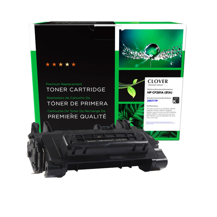 Refurbished HP (81A) Black Toner Cartridge - Cartouches Certifiées