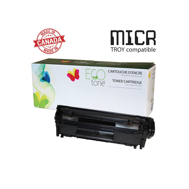 Refurbished HP (12A) Black MICR Toner Cartridge - Cartouches Certifiées