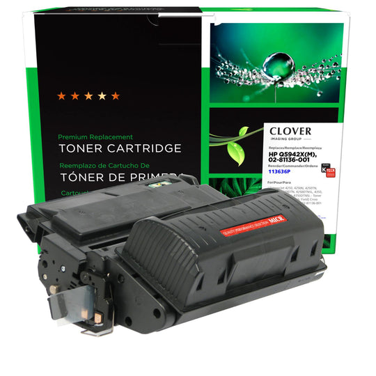 Refurbished HP Q5942X MICR (42X) Black Toner Cartridge