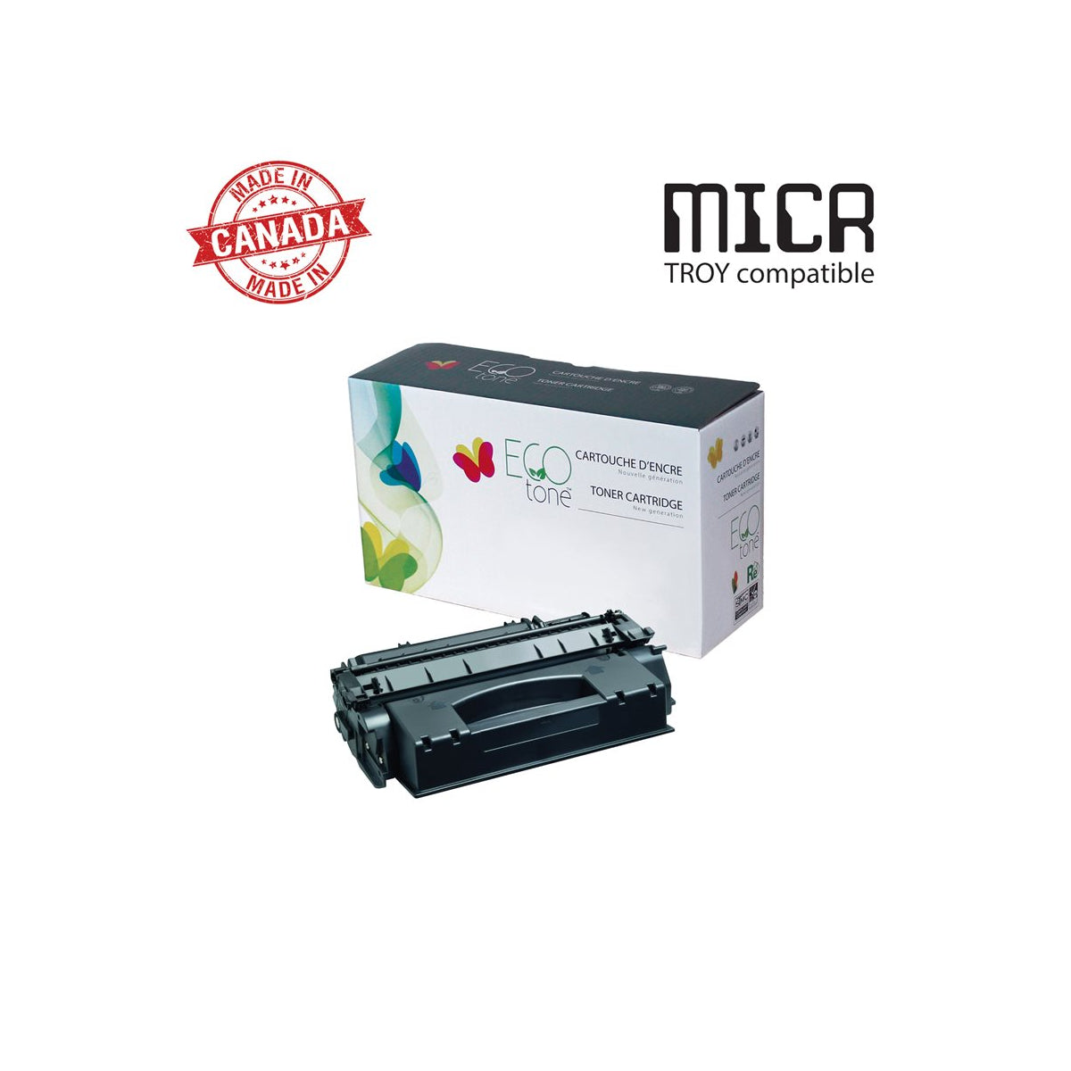 Refurbished HP (53X) Black MICR Toner Cartridge - Cartouches Certifiées