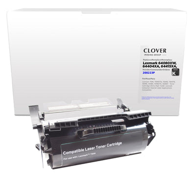 Refurbished LEXMARK 64484XW Black Toner Cartridge - Cartouches Certifiées