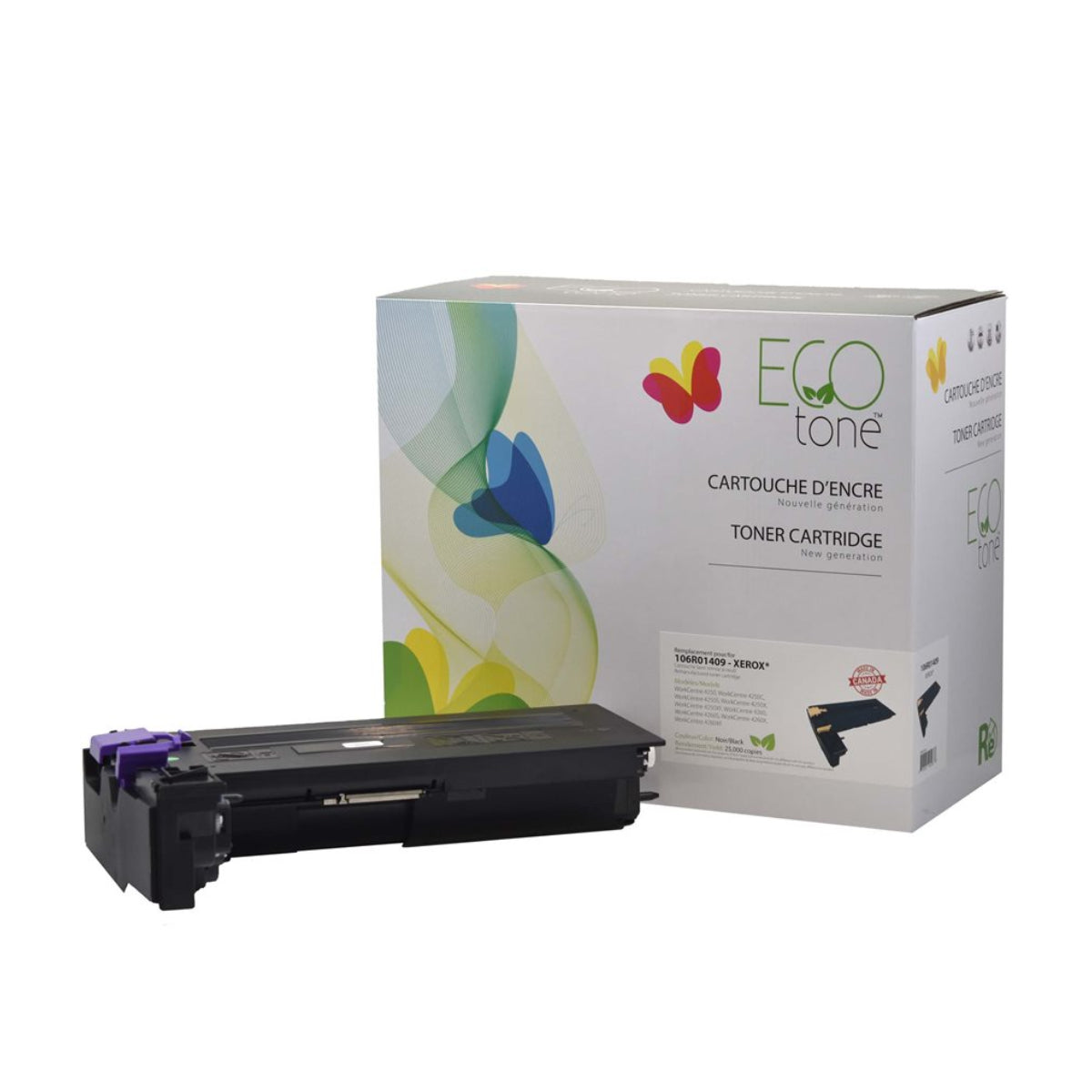 Refurbished XEROX 106R01409 Black Toner Cartridge  -  Cartouches Certifiées