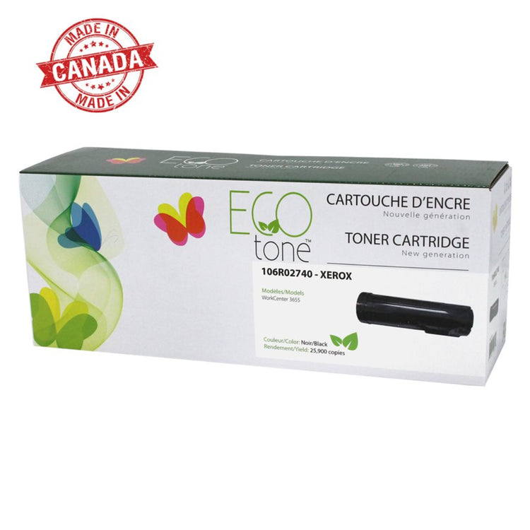 Refurbished XEROX 106R02740 Black Toner Cartridge - Cartouches Certifiées