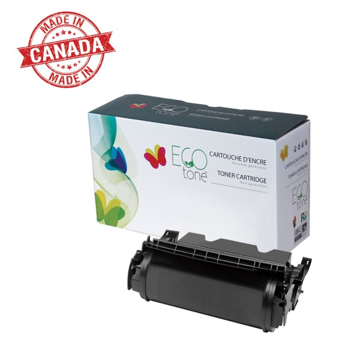 Refurbished LEXMARK 12A7462 Black Toner Cartridge - Cartouches Certifiées
