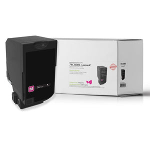 Refurbished LEXMARK 74C1SM0 (74C0S30) Magenta Toner Cartridge - Cartouches Certifiées