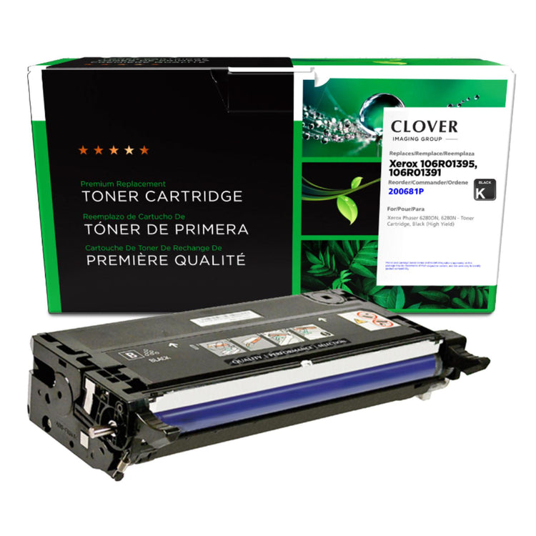 Refurbished XEROX 106R01395 Black Toner Cartridge  -  Cartouches Certifiées
