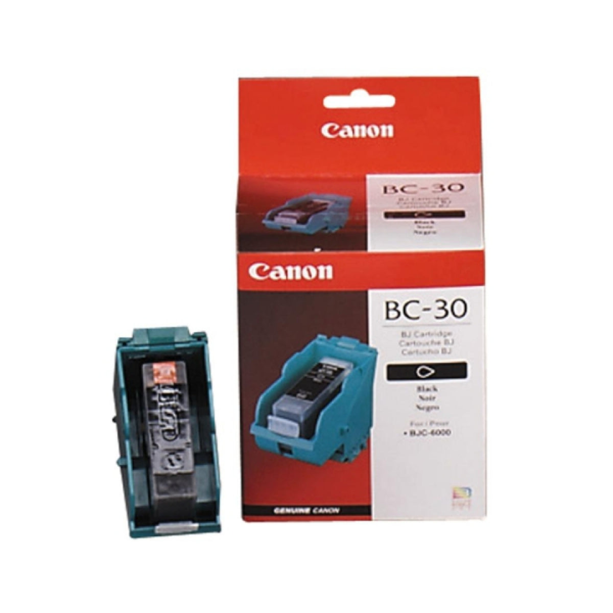 CANON BC-30E (4608A003) Black Original Cartridge and Printhead - Cartouches Certifiées