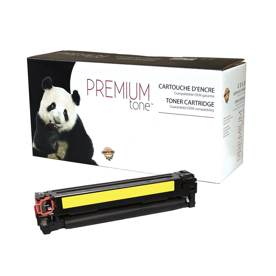 Compatible HP (131A) Yellow Toner Cartridge Premium Quality - Cartouches Certifiées