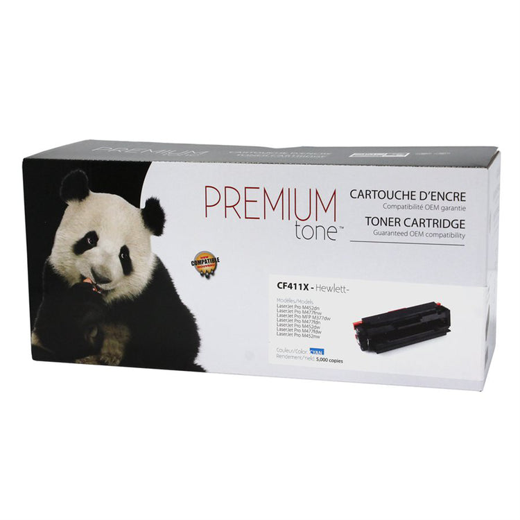 Compatible HP (410X) Cyan Toner Cartridge Premium Quality - Cartouches Certifiées