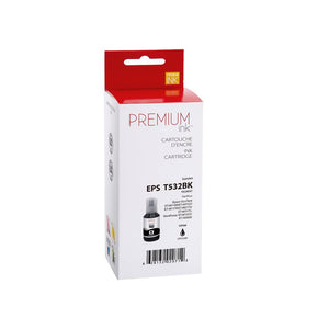 Compatible EPSON T532 (T532120-S) Black Inkjet Cartridge Premium Quality - Cartouches Certifiées
