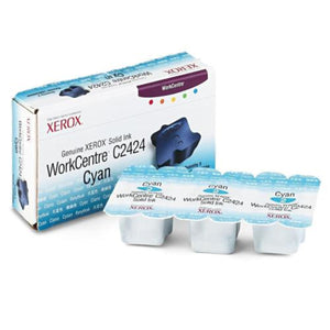XEROX 108R00660 WorkCentre C2424 (3 Sticks) Cyan Original Solid ink - Cartouches Certifiées