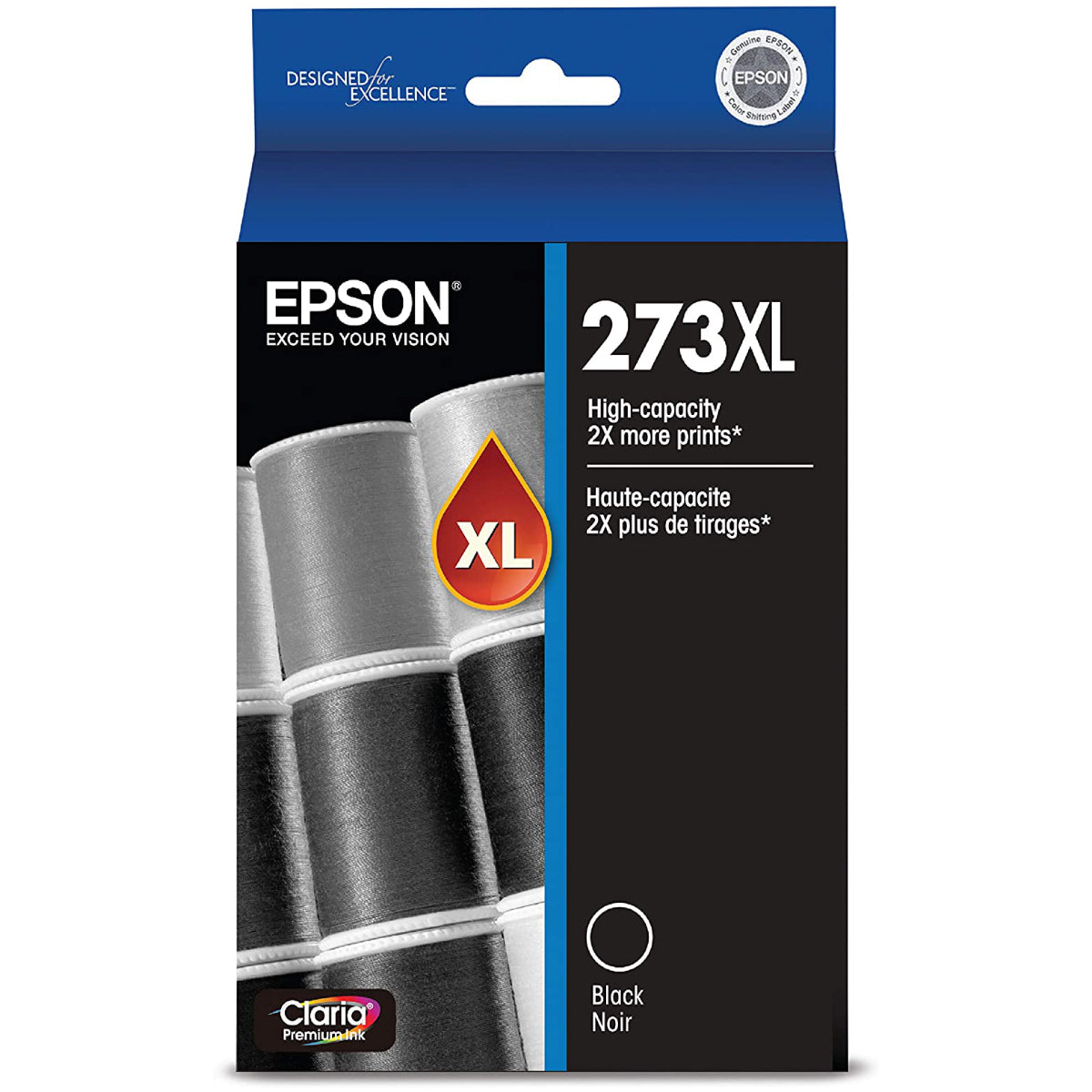 EPSON T273XL (T273020) Black Original Inkjet Cartridge - Cartouches Certifiées