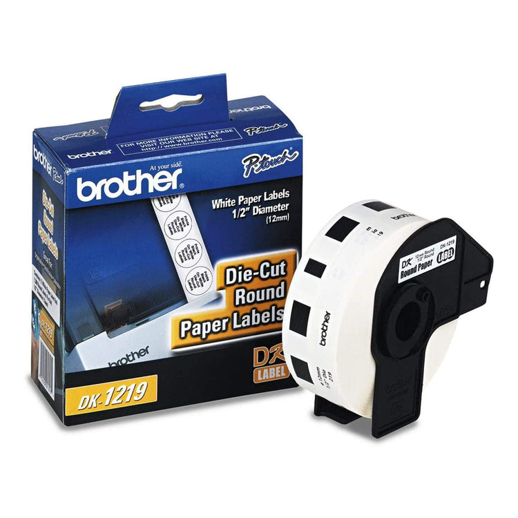 BROTHER DK-1219 Black on White Original Paper Tape - Cartouches Certifiées