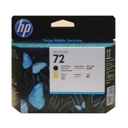HP 72 (C9384A) Matte Black and Yellow Original Printhead