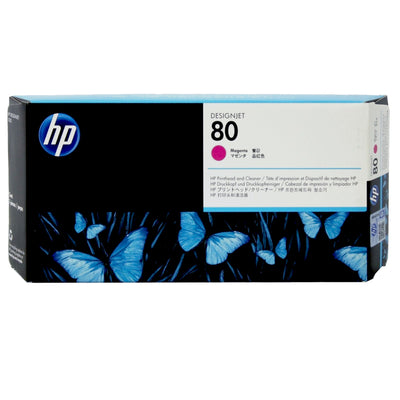 HP 80 (C4822A) Magenta Original Printhead and Cleaner - Cartouches Certifiées