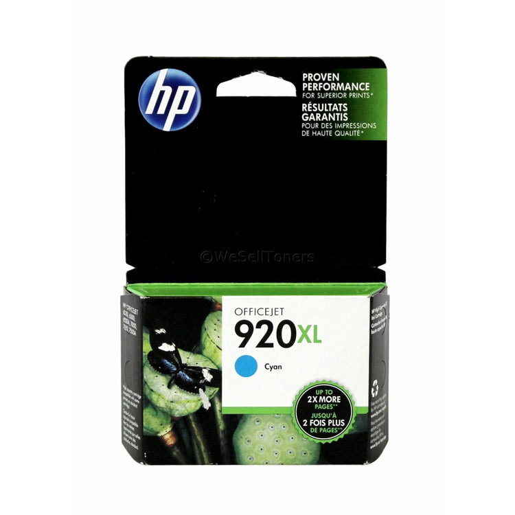 HP 920XL (CD972AN) Cyan Original Inkjet Cartridge - Cartouches Certifiées