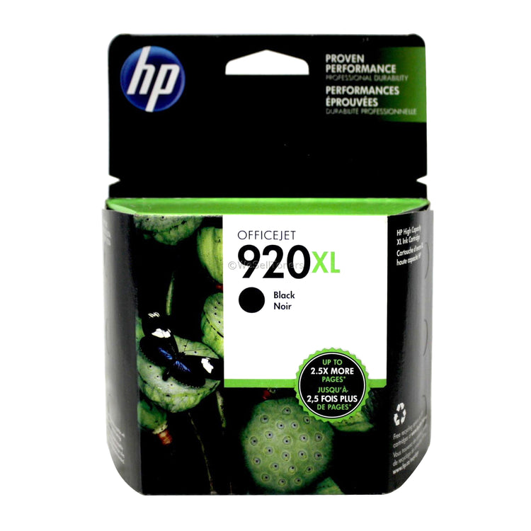 HP 920XL (CD975AN) Black Original Inkjet Cartridge - Cartouches Certifiées