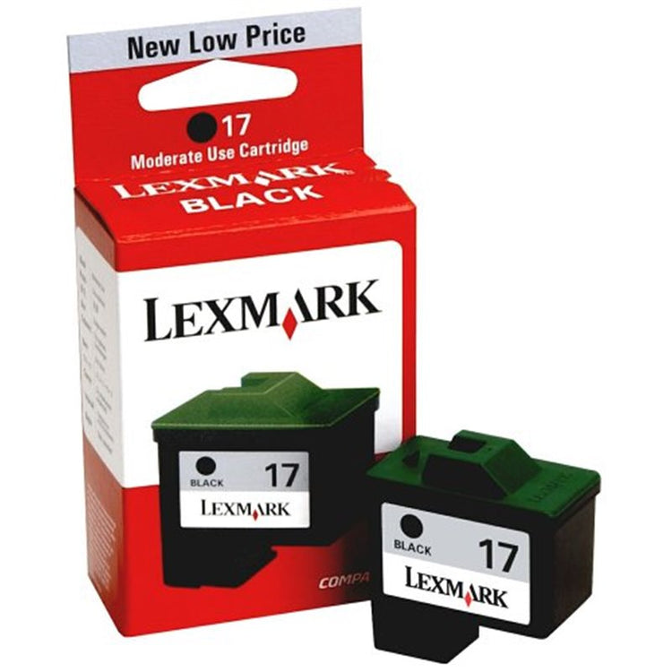 LEXMARK 17 Black Original Inkjet Cartridge - Cartouches Certifiées