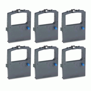 Cartridges for Compatible OKIDATA 52104001 6/Pack Black Ribbon Premium Quality - Cartouches Certifiées