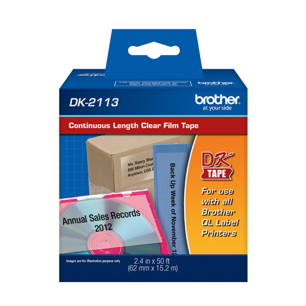 BROTHER DK-2113 Original Thermal ribbon - Cartouches Certifiées