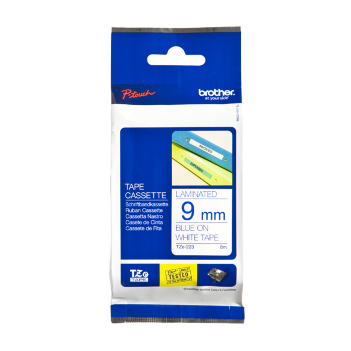 BROTHER TZe-223 Original Thermal ribbon - Cartouches Certifiées