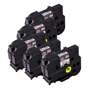 BROTHER HGe-M9515PK Black on Silver Original Thermal ribbon - Cartouches Certifiées