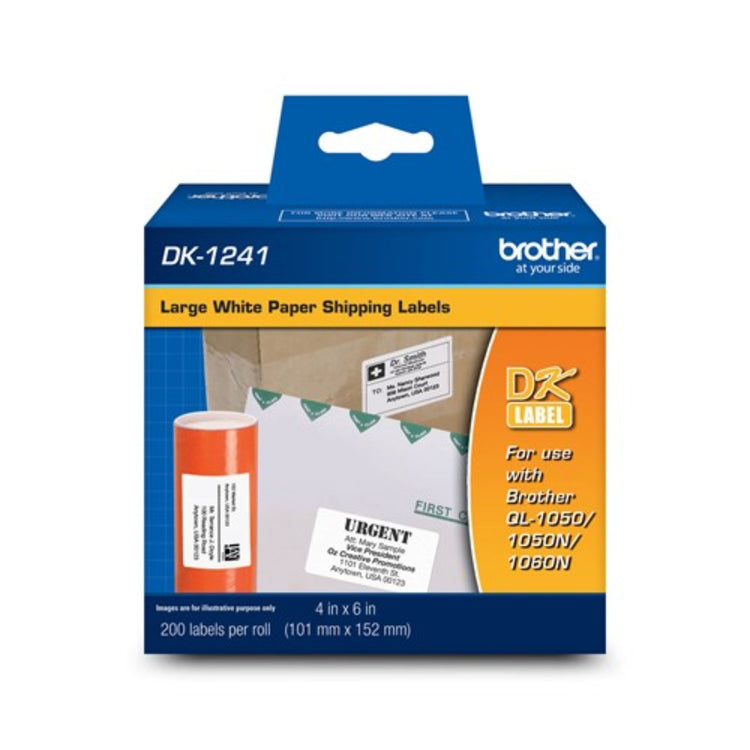 BROTHER DK-1241 Black on White Original Thermal ribbon - Cartouches Certifiées