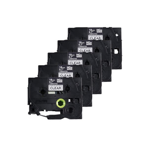 BROTHER HGe-1415PK Black on Transparent Original Thermal ribbon - Cartouches Certifiées