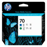 HP 70 - 130ml (C9408A) Blue and Green Original Printhead - Cartouches Certifiées