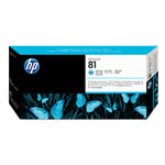 HP 81 (C4954A) Light Cyan Original Printhead - Cartouches Certifiées