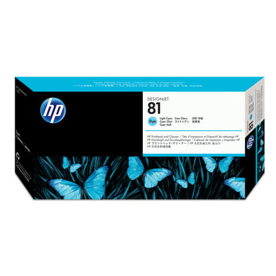 HP 81 (C4954A) Light Cyan Original Printhead - Cartouches Certifiées