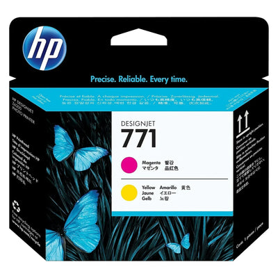 HP 771A (CE018A) Magenta and Yellow Original Printhead - Cartouches Certifiées