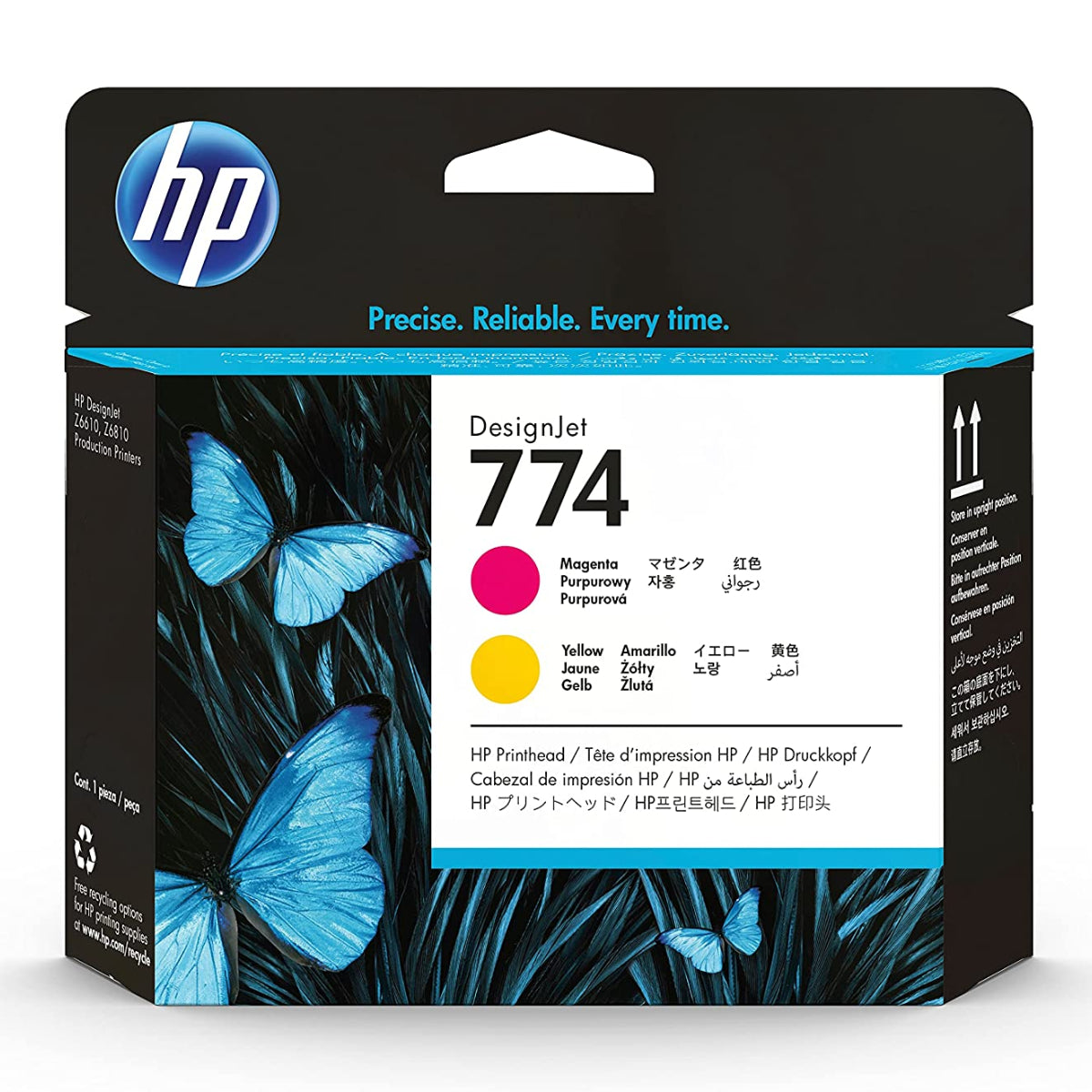 HP 774 (P2V99A) Magenta and Yellow Original Printhead - Cartouches Certifiées