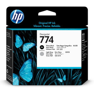 HP 774 (P2W00A) Black And Light Gray Original Printhead - Cartouches Certifiées