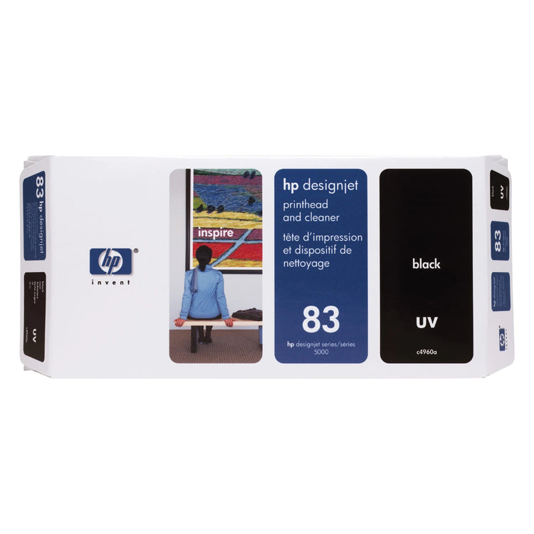 HP 83 (C4960A) Black Original Printhead - Cartouches Certifiées