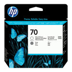 HP 70 - 130ml (C9410A) Gloss Enhancer and Gray Original Printhead - Cartouches Certifiées