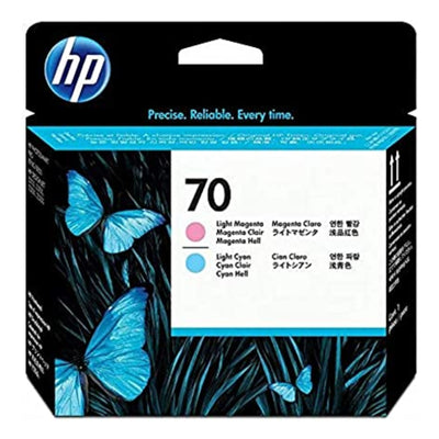 HP 70 - 130ml (C9405A) Light Magenta and Light Cyan Original Printhead - Cartouches Certifiées
