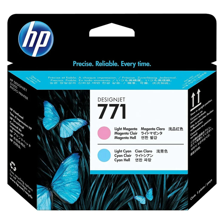 HP 771A (CE019A) Light Magenta and Light Cyan Original Printhead - Cartouches Certifiées
