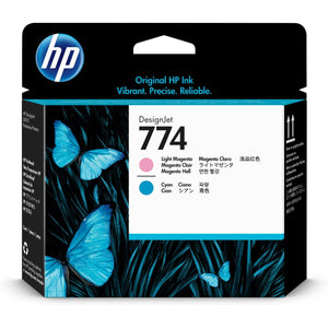 HP 774 (P2V98A) Light Magenta and Light Cyan Original Printhead - Cartouches Certifiées